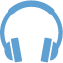 Animated headphones icon