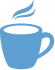Animated coffee cup icon