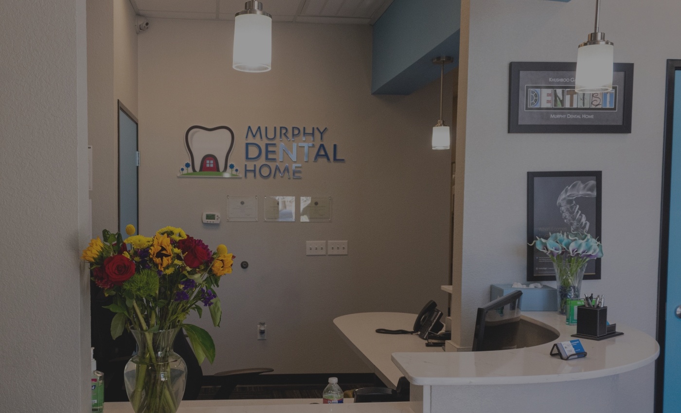 Dental office reception desk in Murphy