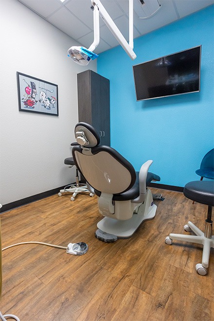 Dental lab and storage area