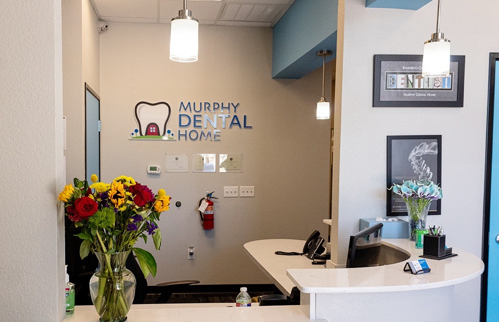 Dental recpetion desk