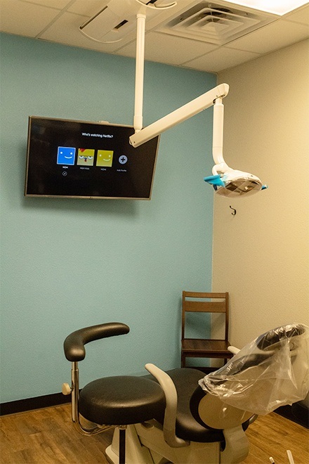 Dental exam room