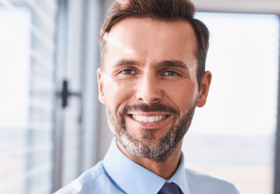 Man with healthy smile