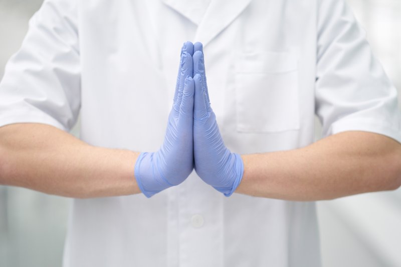 Dentist in Murphy using namaste greeting